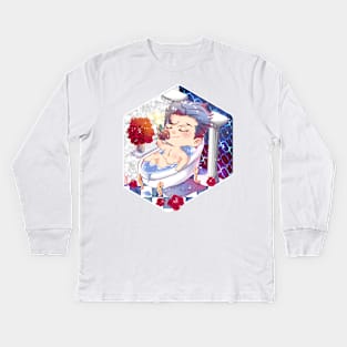 Bath time Adam Kids Long Sleeve T-Shirt